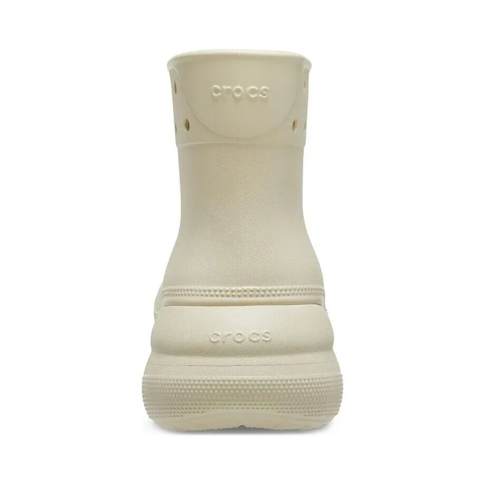 NEW Crocs Crush Rain Boot Bone Cream Adult Womens Size 6 / Mens 4 Waterproof‎
